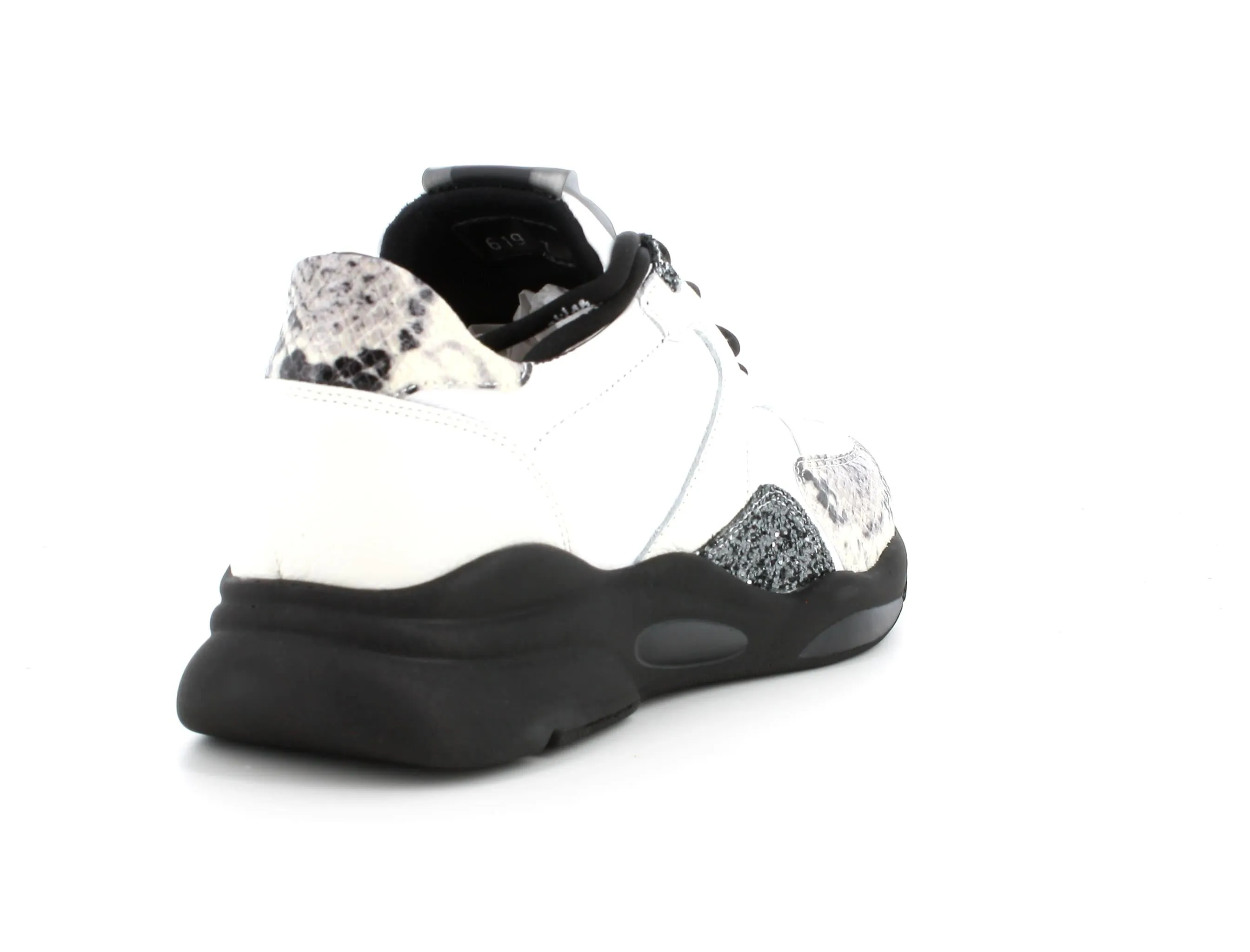 Melluso donna sneakers in pelle bianca