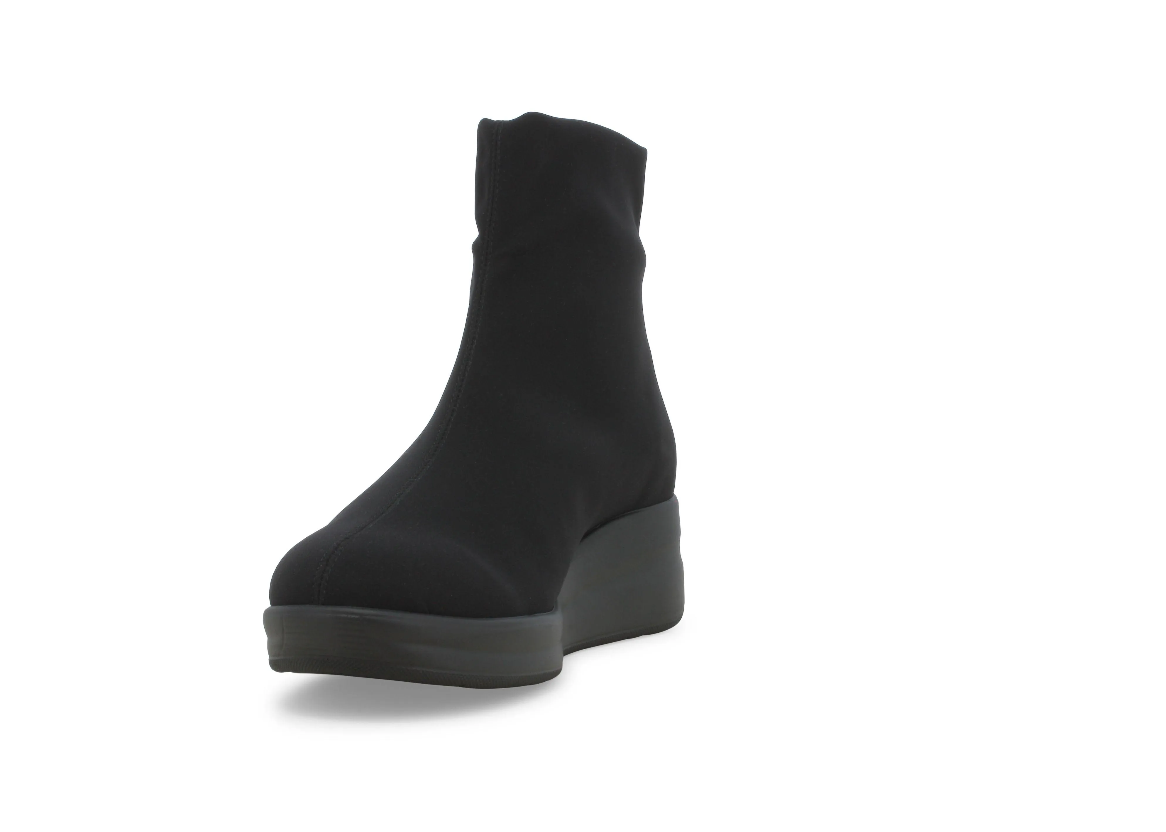 Melluso Tronchetto donna in tessuto nero r25628w