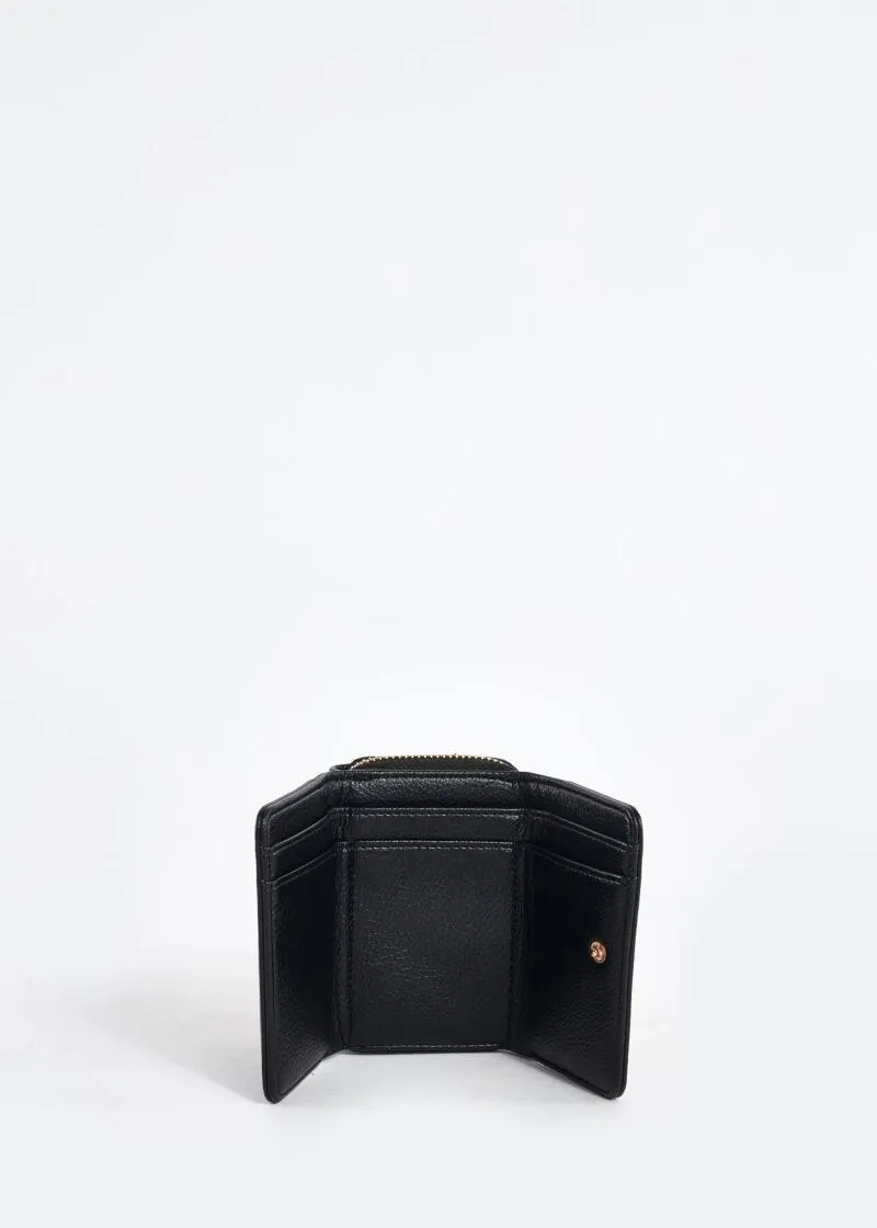 Mini portafoglio in similpelle con logo