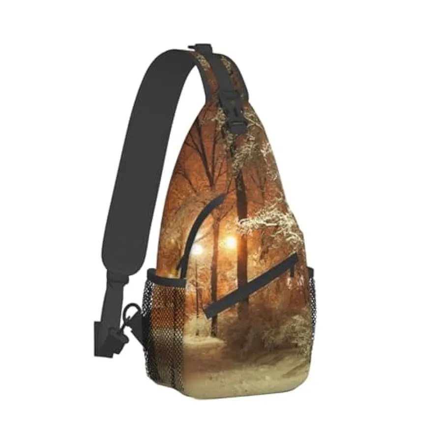 MKNAZ Borsa a tracolla per uomo e donna, leggera, a tracolla, per escursionismo, ciclismo, viaggi 192008790
