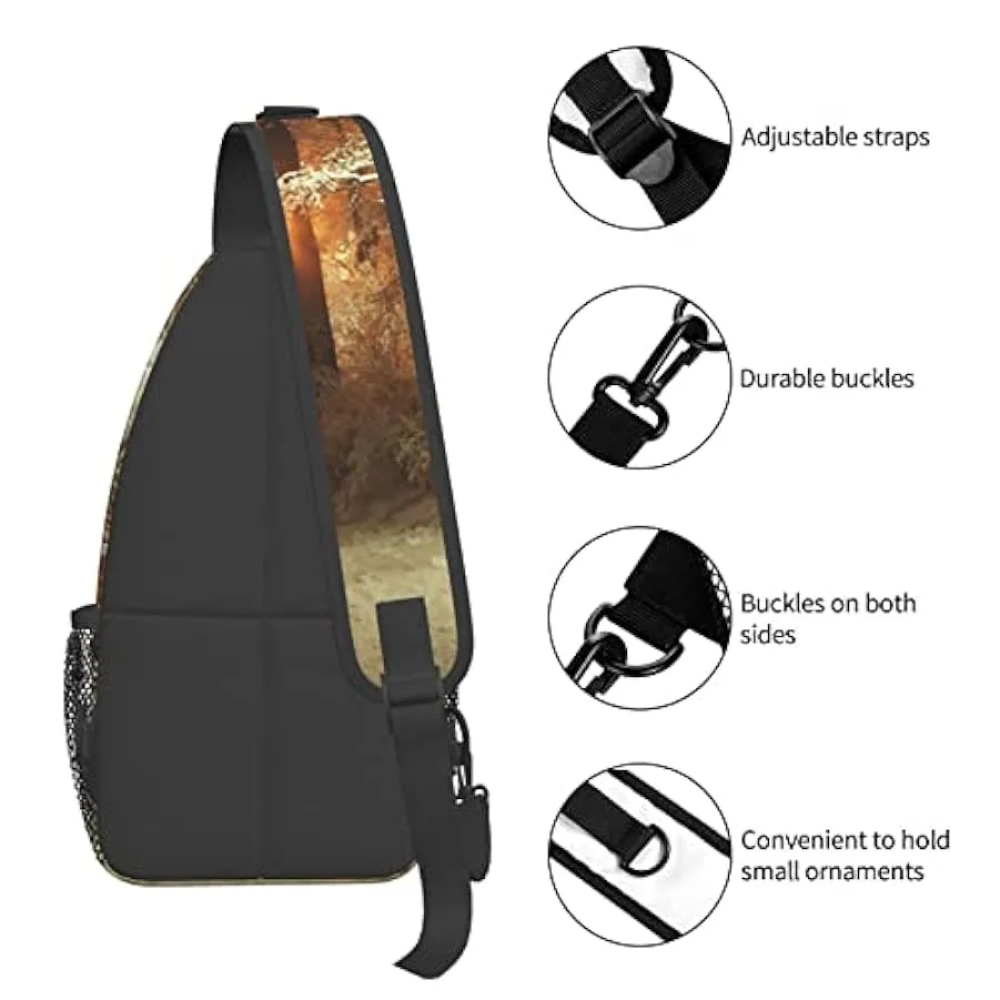 MKNAZ Borsa a tracolla per uomo e donna, leggera, a tracolla, per escursionismo, ciclismo, viaggi 192008790