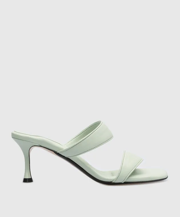 N21 Sabot in pelle verde 23ECSXNV15231