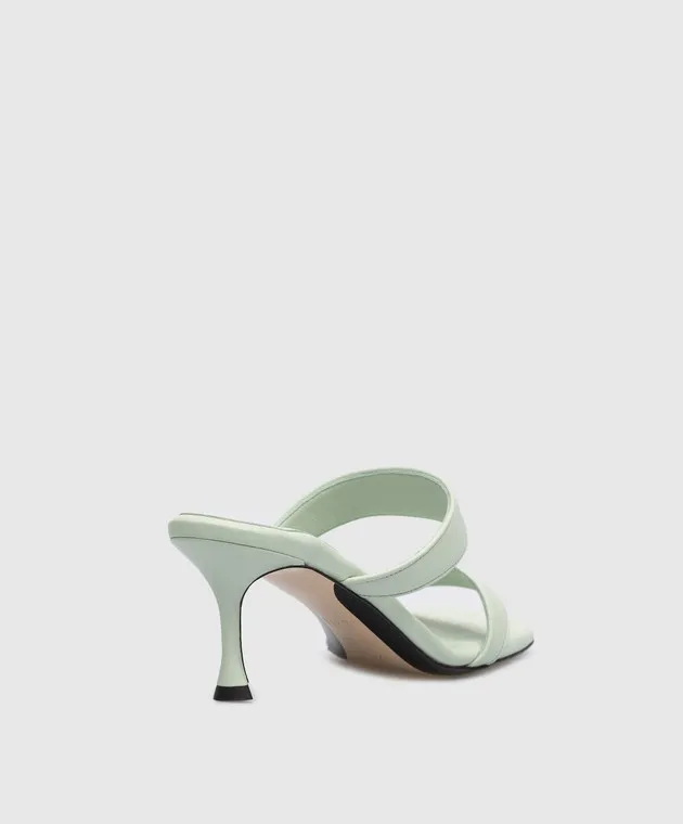 N21 Sabot in pelle verde 23ECSXNV15231
