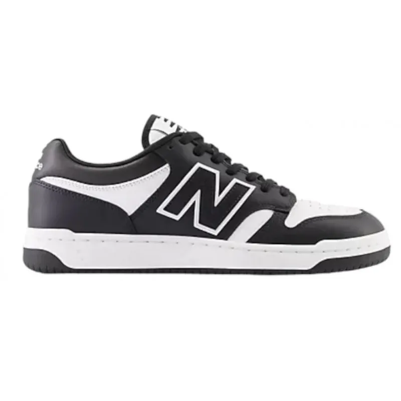 New Balance 480 Pelle Bianca/Nera Unisex