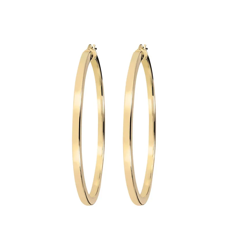 Orecchini a Cerchio Oro Giallo – Bronzallure
