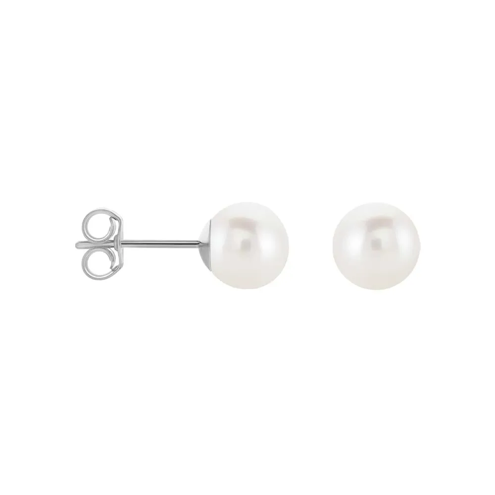 Orecchini Lobo Gabrielle Oro Bianco 375/1000 Perla D'Acqua Dolce Bianco 1413423