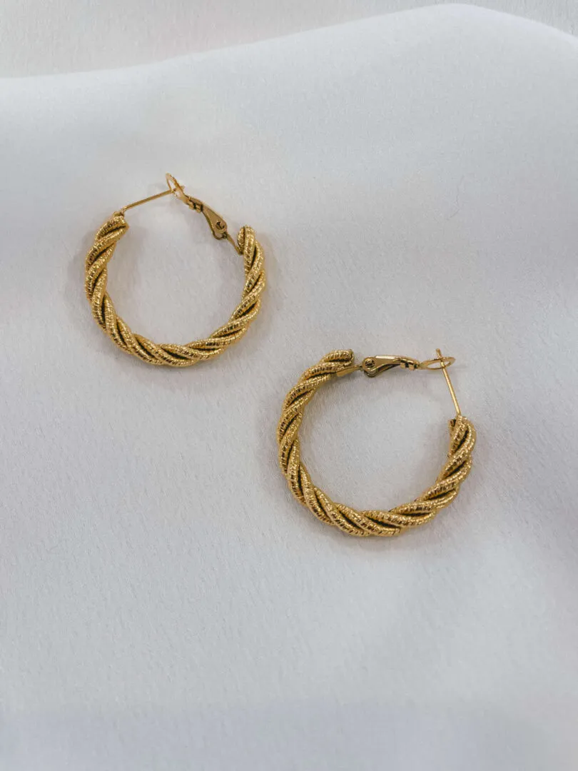 Orecchini Steel Curly