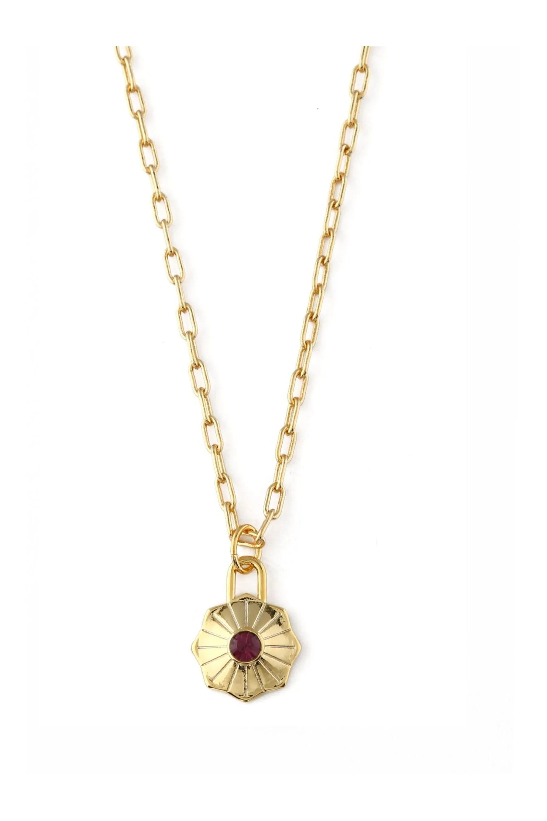 Orelia London February Births - Collana con disco