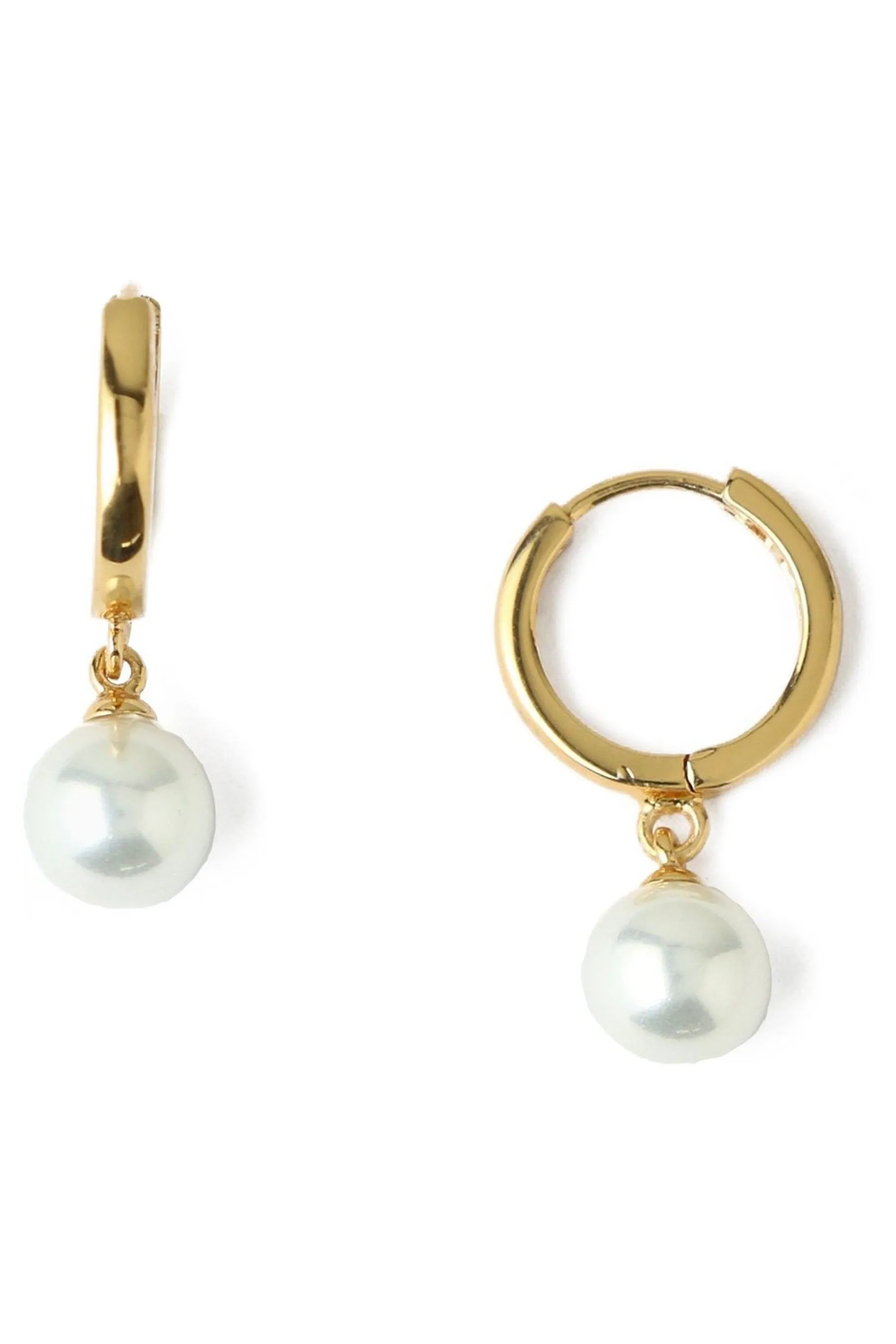 Orelia London - Orecchini a cerchio con perla pendente