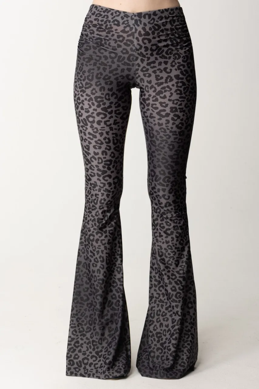 Pantaloni flare Iry MAKU BLACK