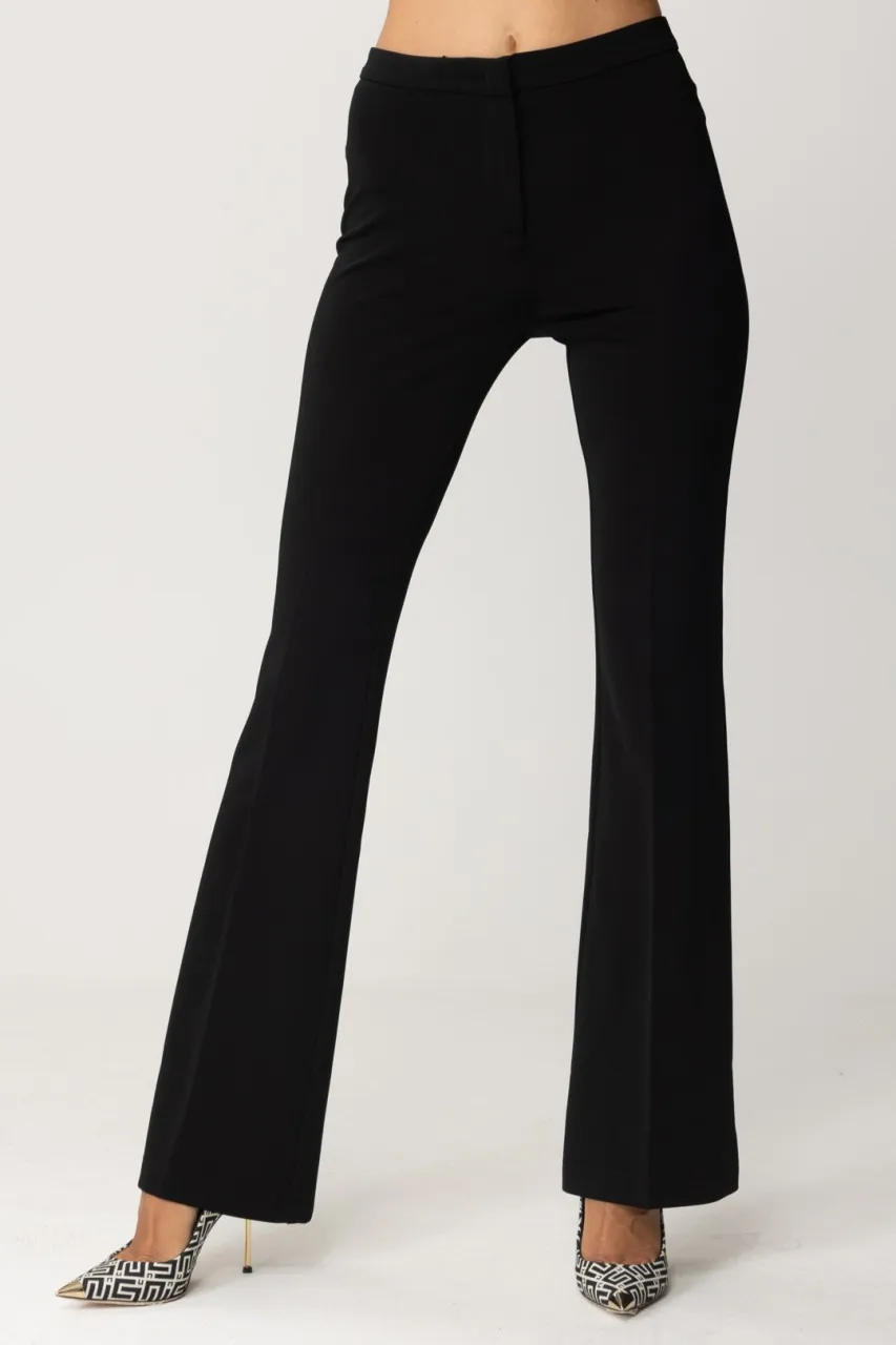 Pantaloni flare NERO LIMOUSINE
