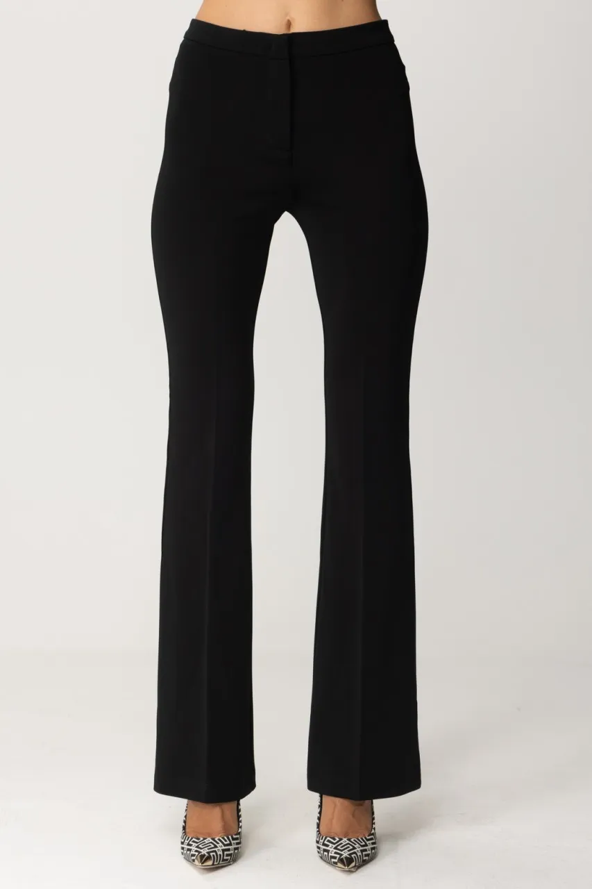 Pantaloni flare NERO LIMOUSINE