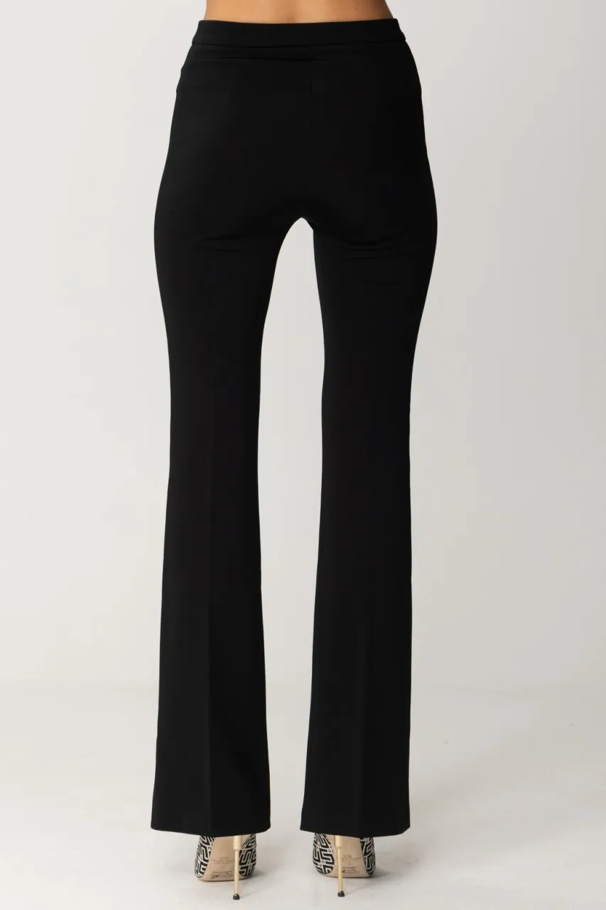 Pantaloni flare NERO LIMOUSINE