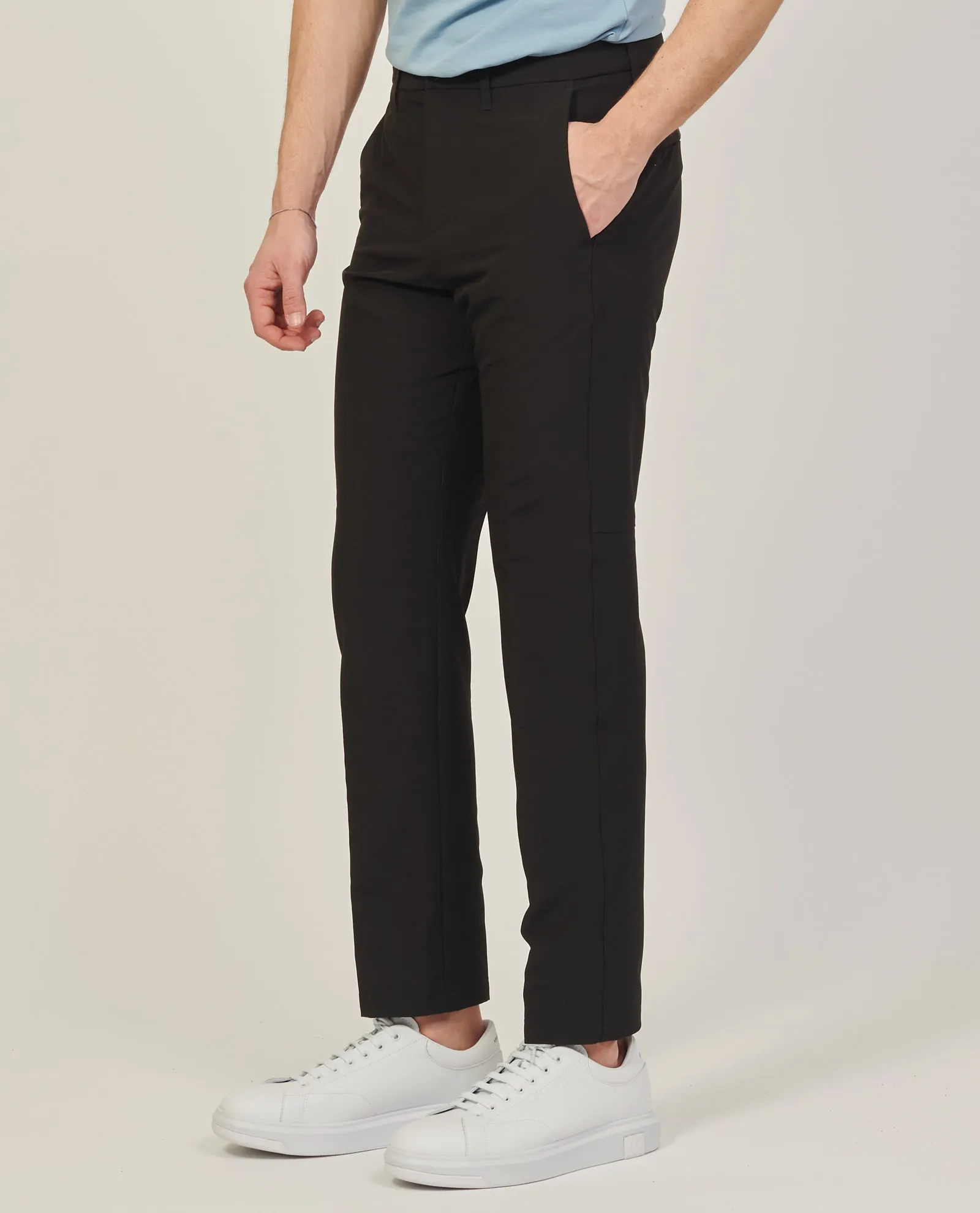 Pantaloni uomo Boss in tessuto elasticizzato