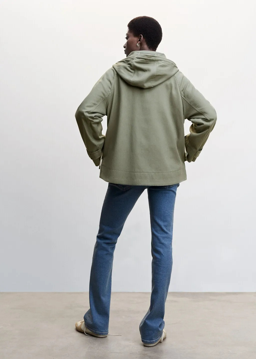 Parka cotone cappuccio