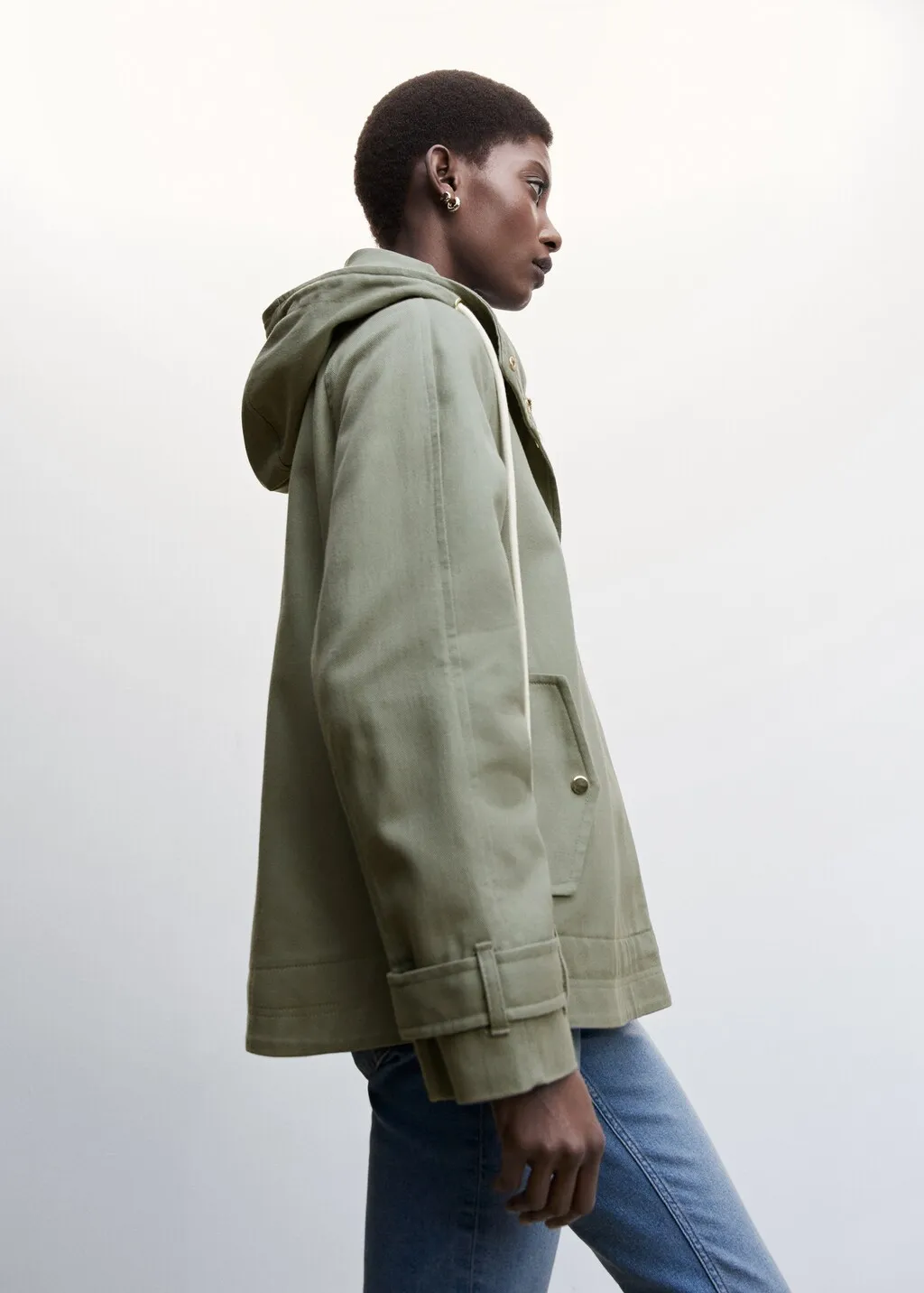 Parka cotone cappuccio