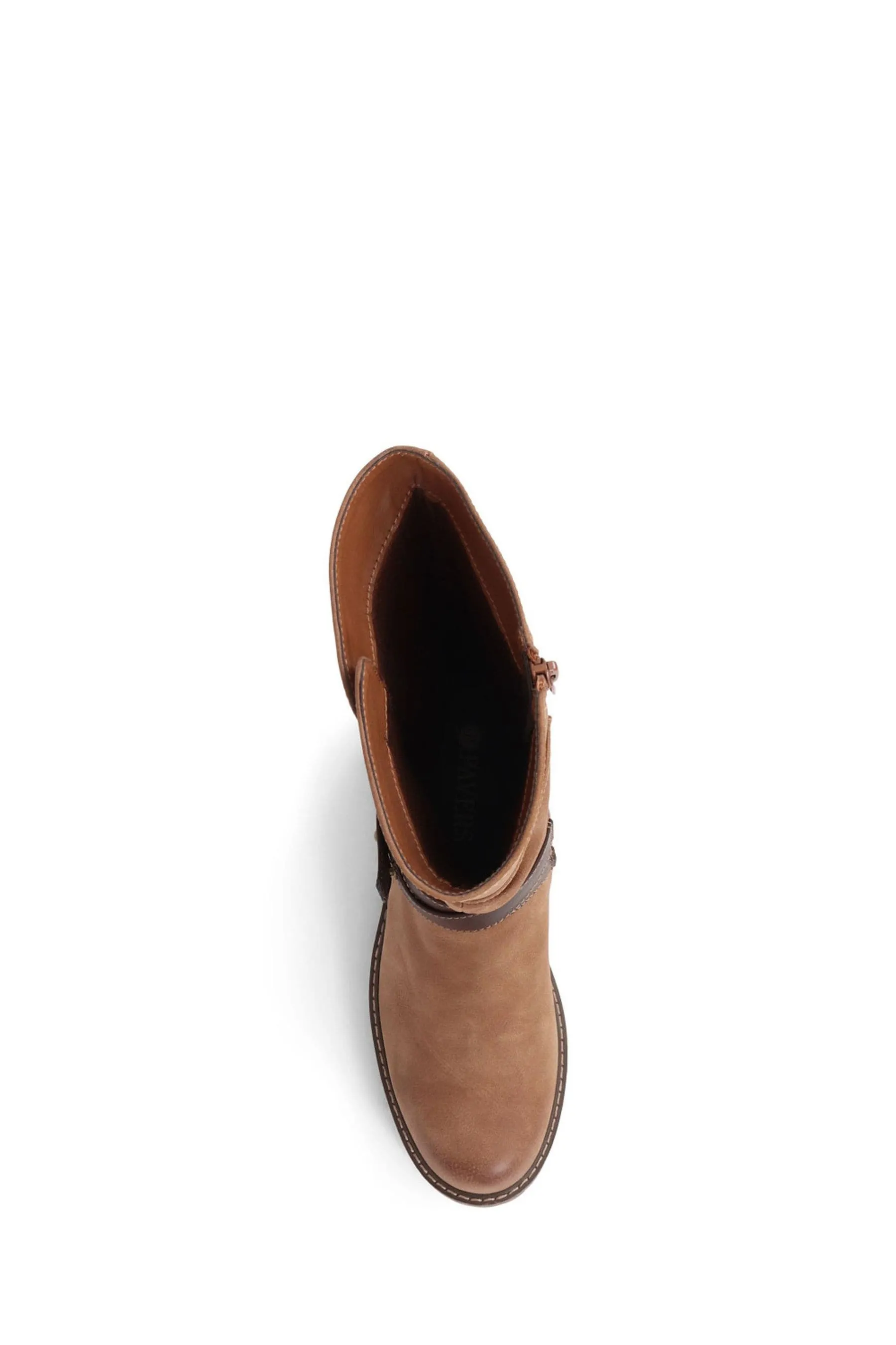 Pavers - Marrone al polpaccio con zip - Stivali