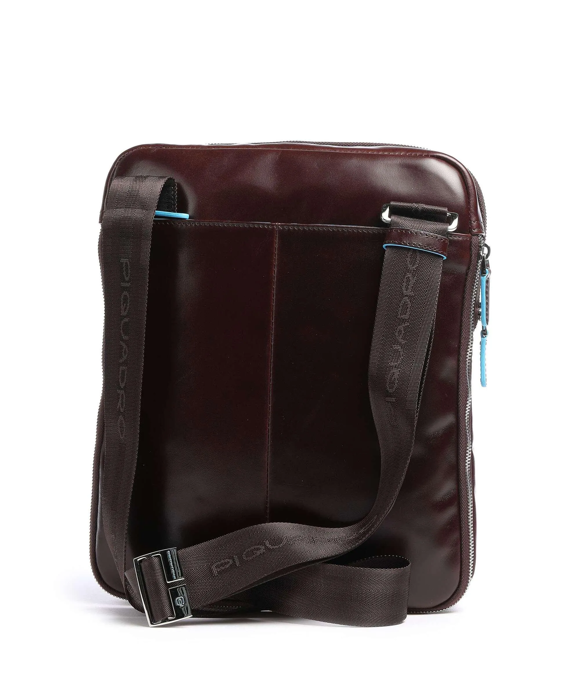  Piquadro Blue Square Borsa a tracolla pelle mogano  