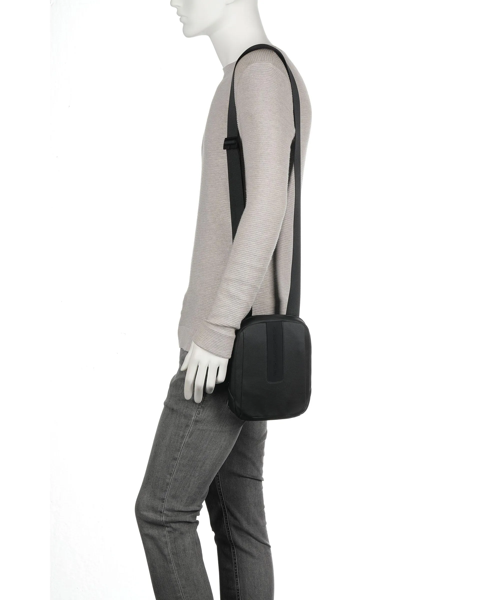 Piquadro Hidor Borsa a tracolla nylon nero  