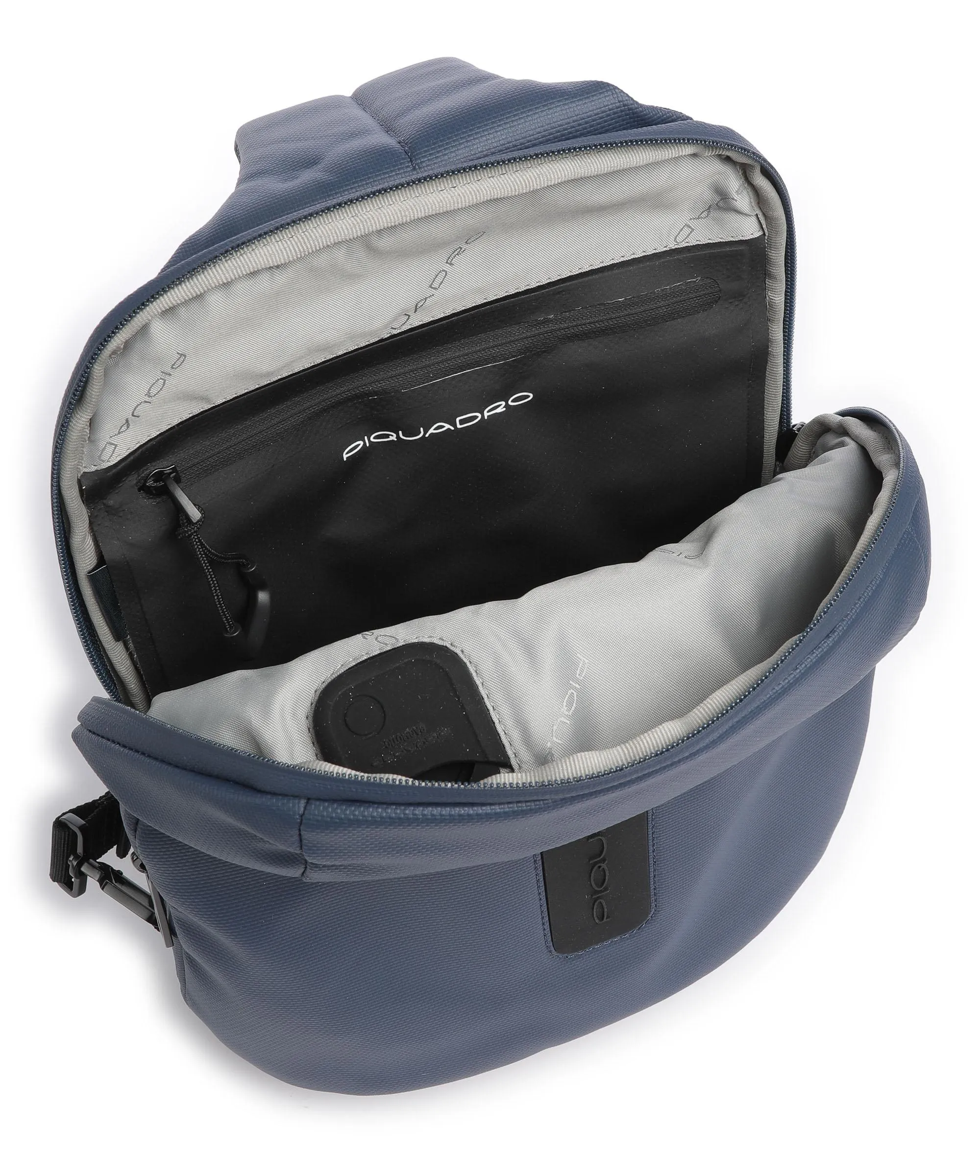  Piquadro Hidor Borsa sling nylon blu scuro  