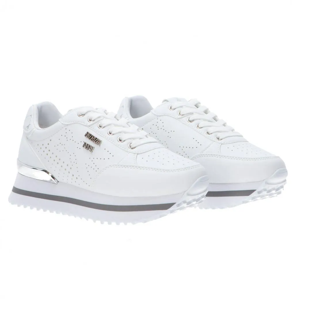 Platform traforato PPJ265 Bianco argento