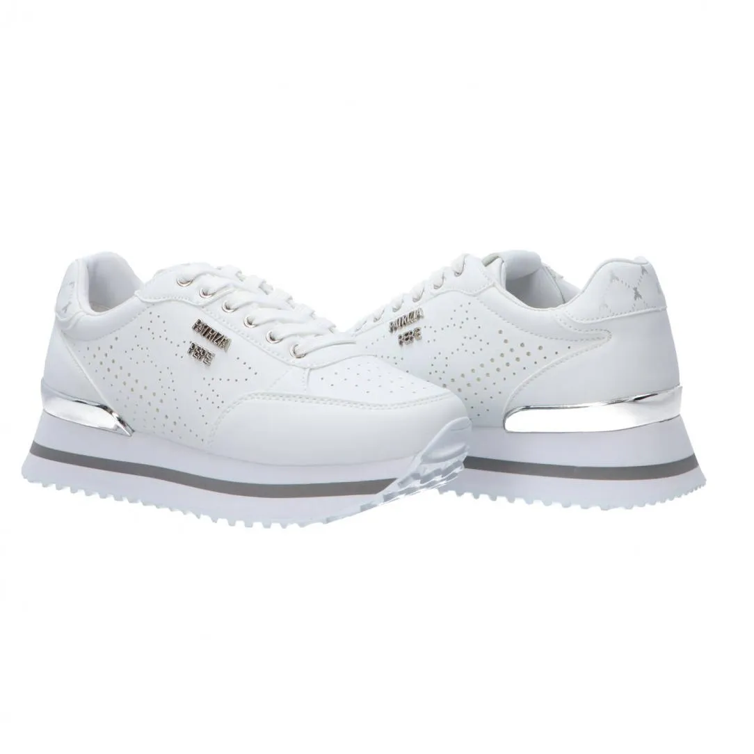 Platform traforato PPJ265 Bianco argento