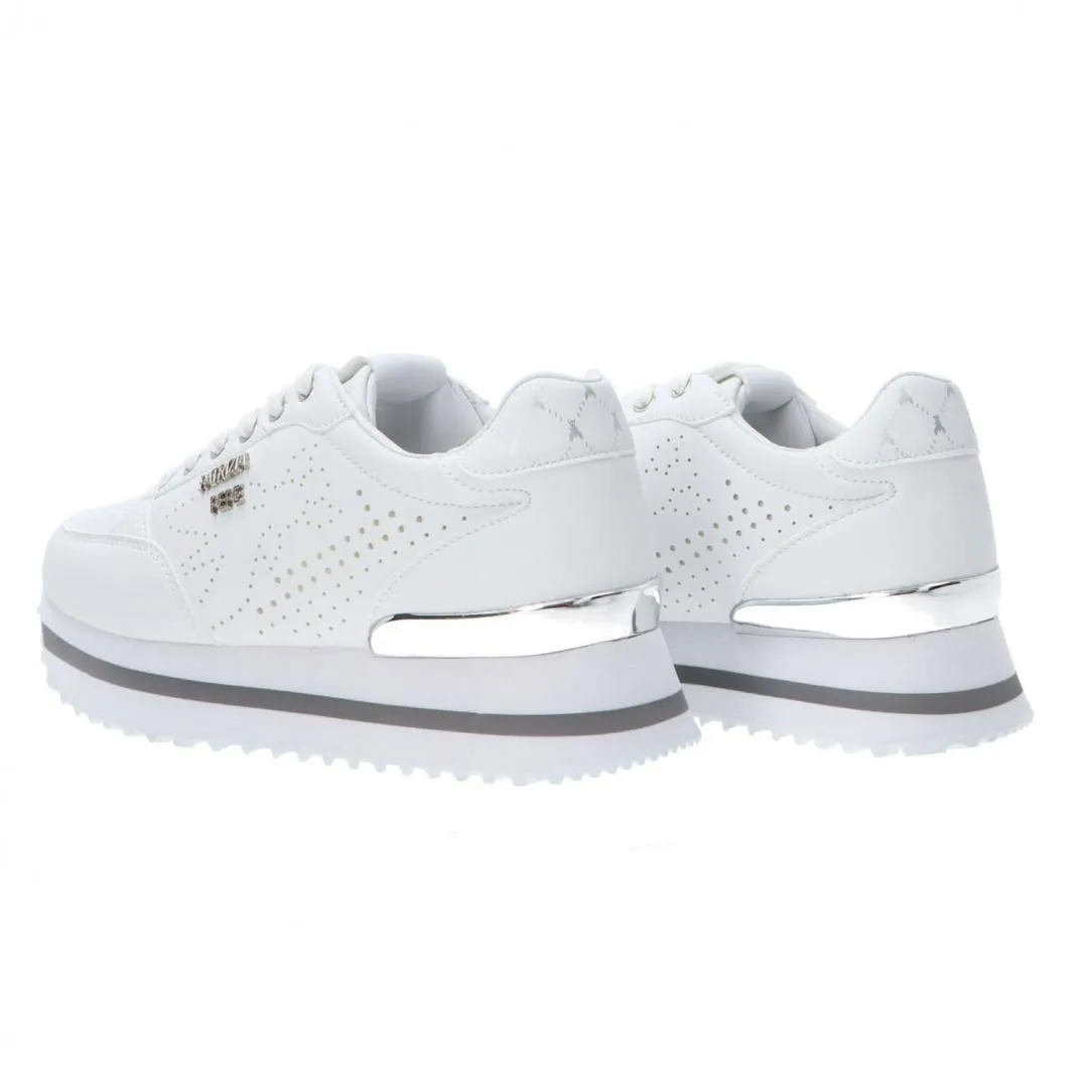 Platform traforato PPJ265 Bianco argento