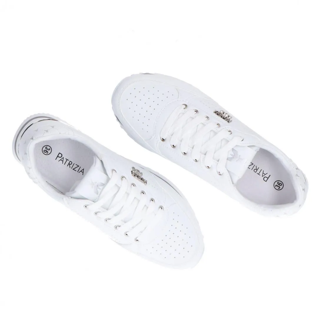 Platform traforato PPJ265 Bianco argento