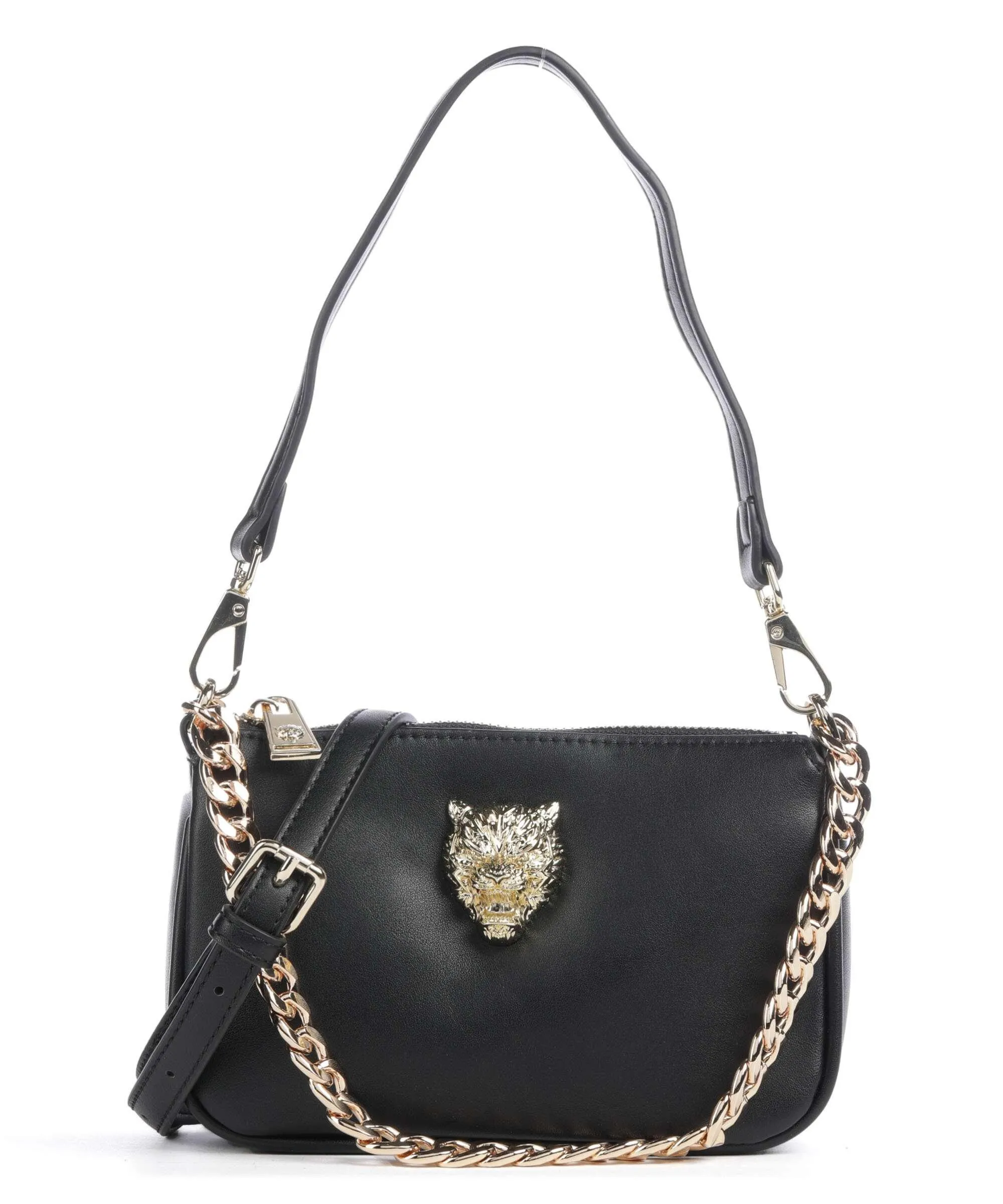  Plein Sport Devon Borsa a spalla pelle sintetica nero  