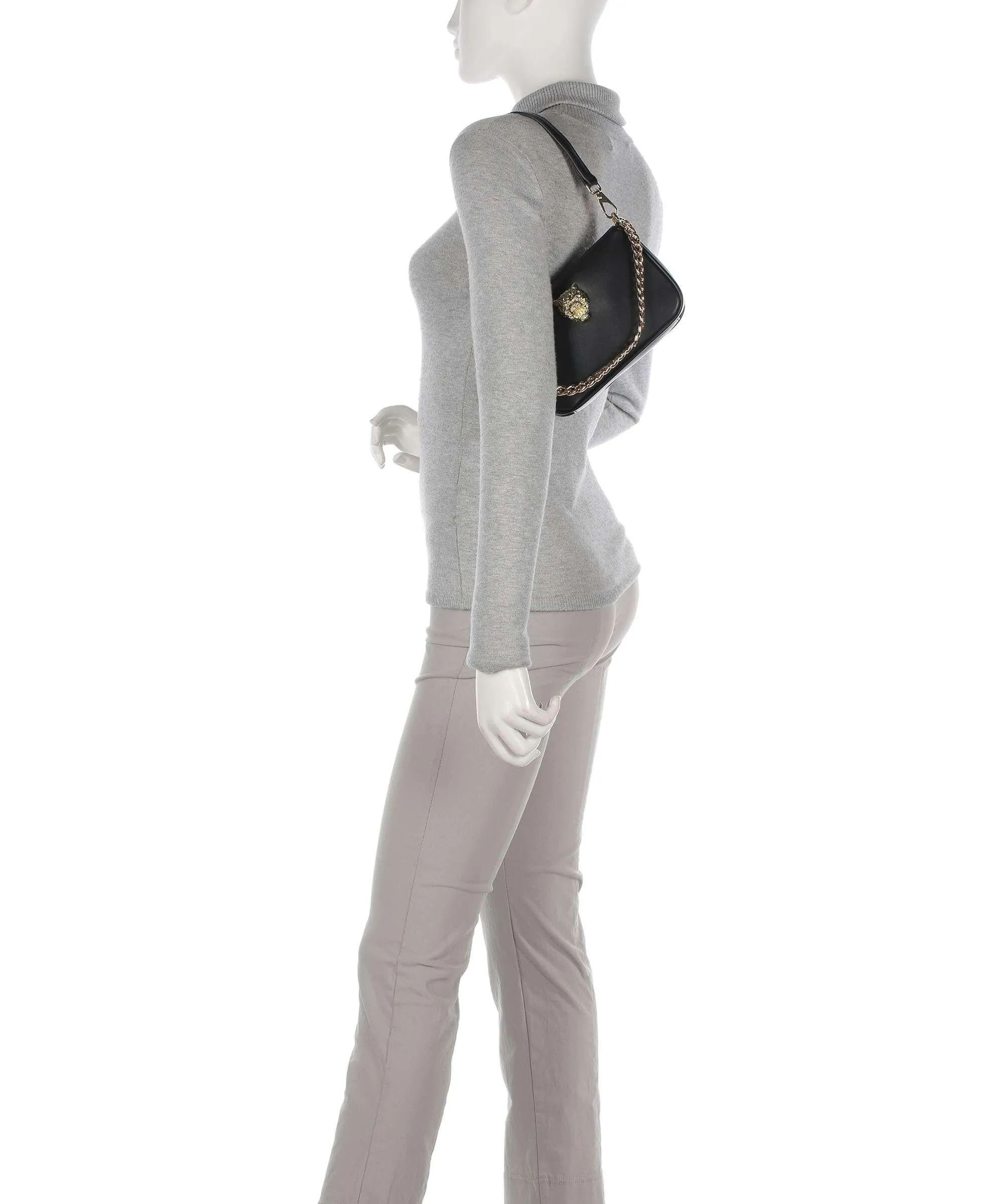  Plein Sport Devon Borsa a spalla pelle sintetica nero  