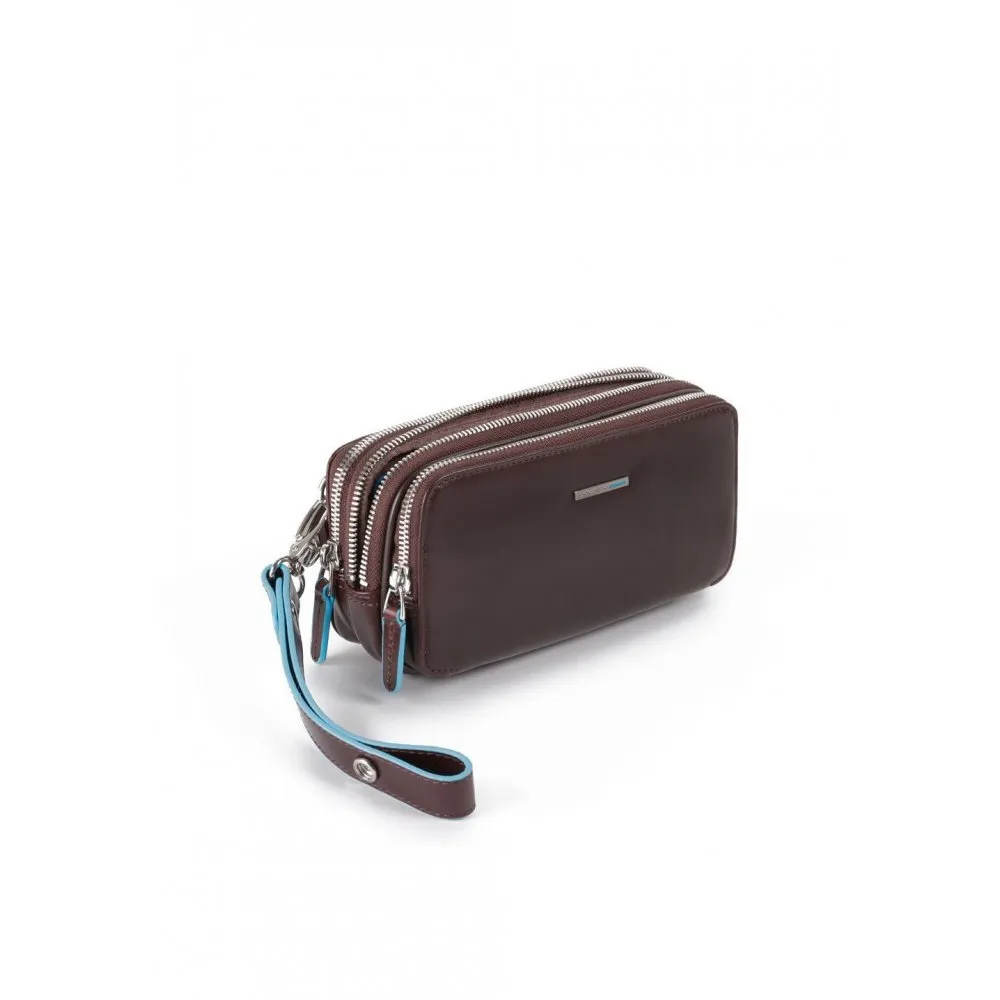 Pochette a tre comparti Blue Square - PIQUADRO -