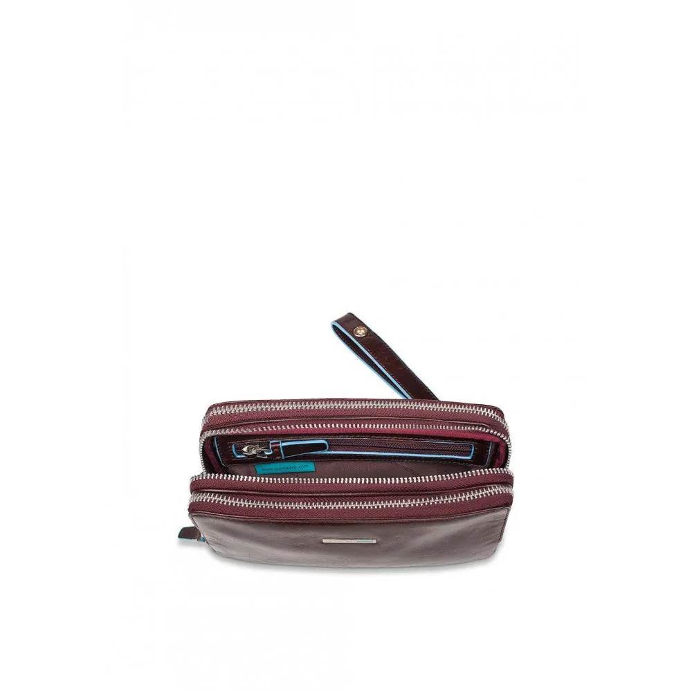 Pochette a tre comparti Blue Square - PIQUADRO -