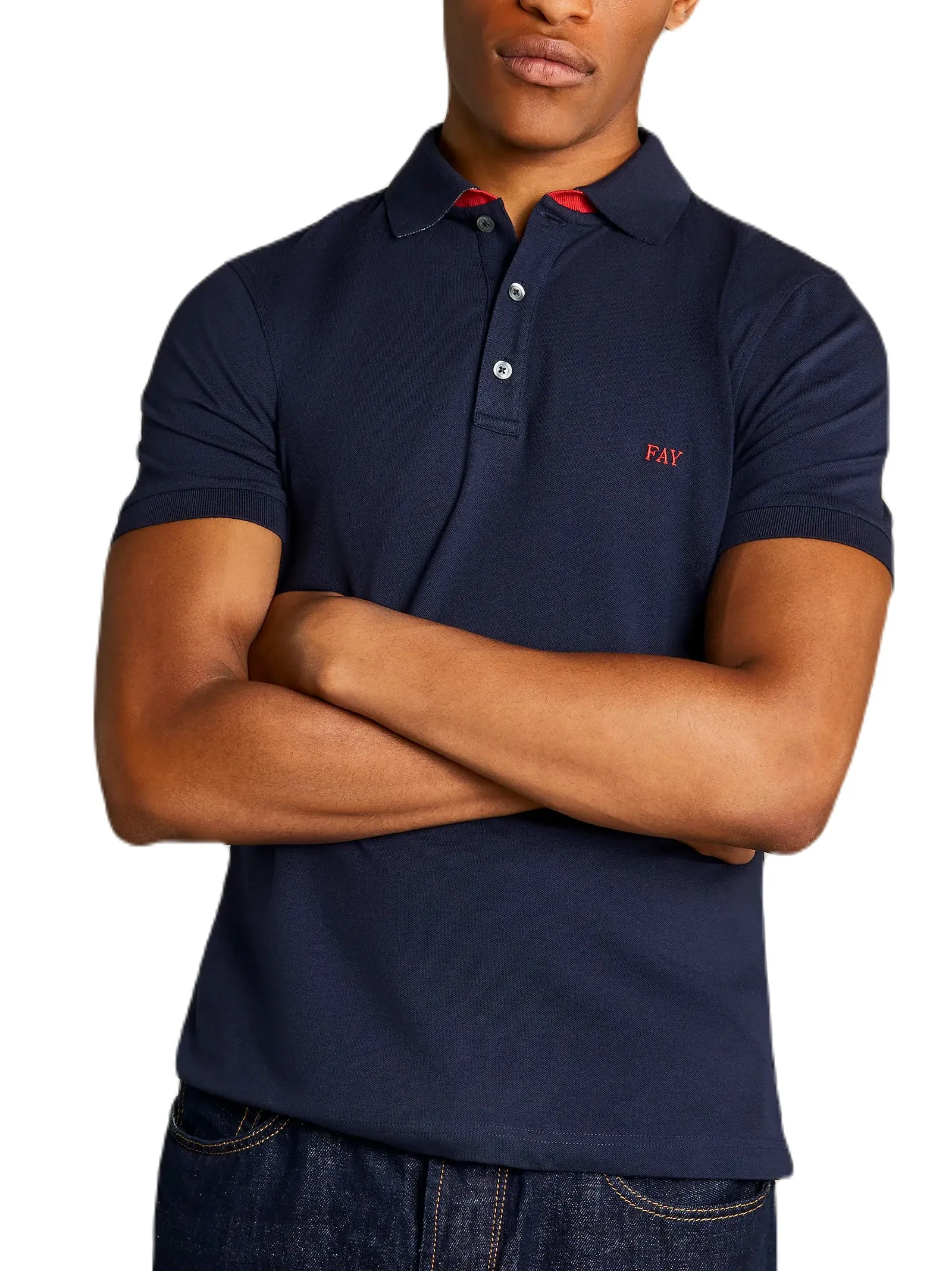 POLO STRETCH FAY  UOMO NPMB246135STDWU806