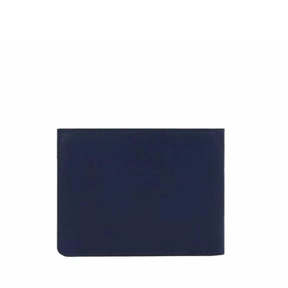 Portafoglio Uomo con Portamonete Piquadro In Pelle Blu - PU257W122R