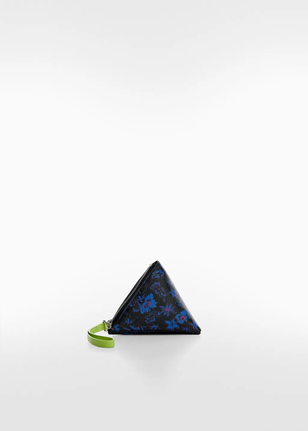 Portamonete triangolare saffiano