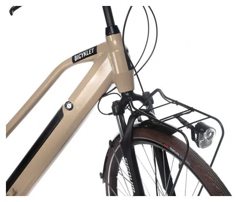 Prodotto ricondizionato - Bicyklet Camille Bicicletta elettrica da città Shimano Acera/Altus 8V 504 Wh 700 mm Ivory Beige