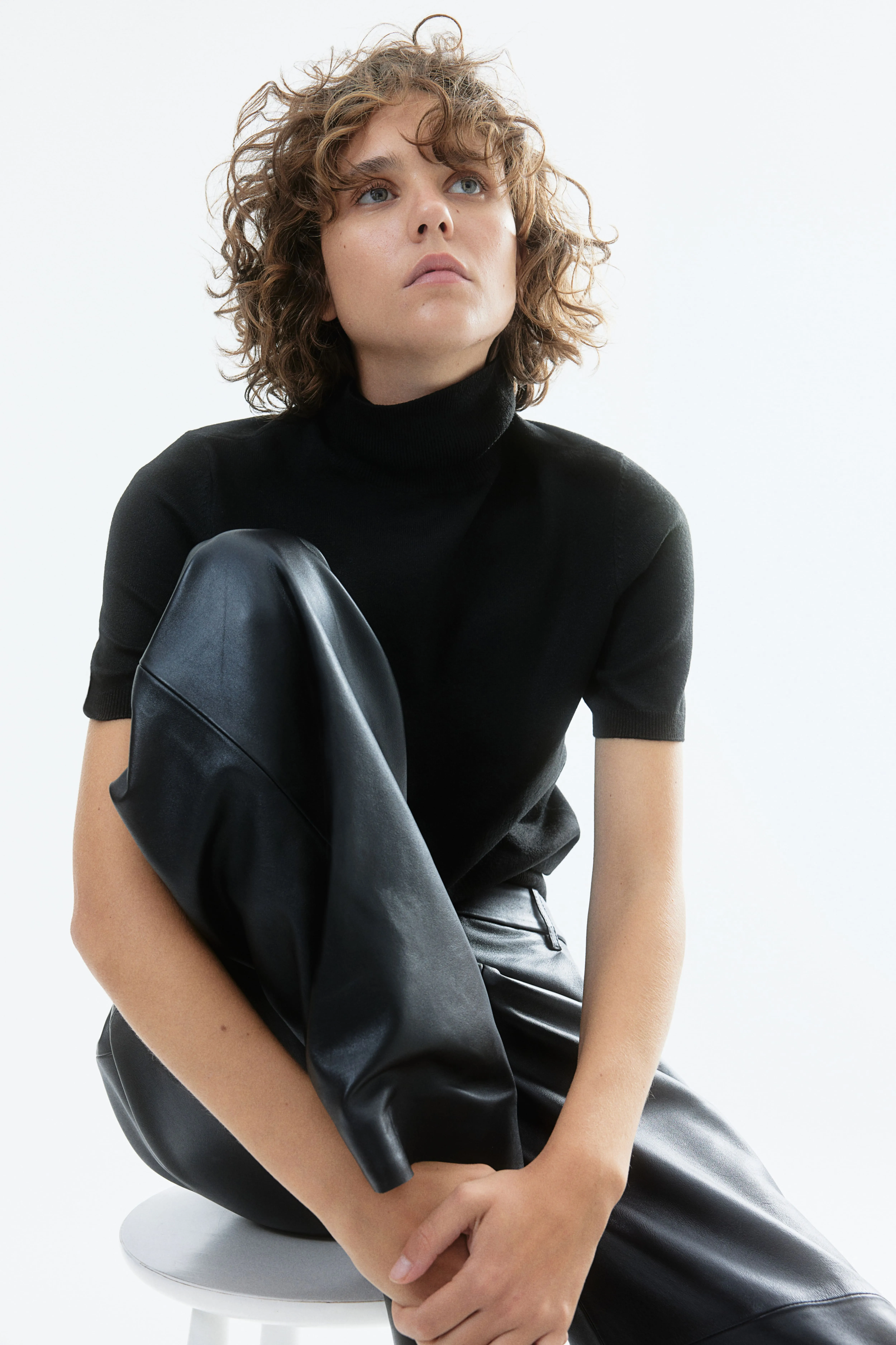 Pullover dolcevita maglia fine