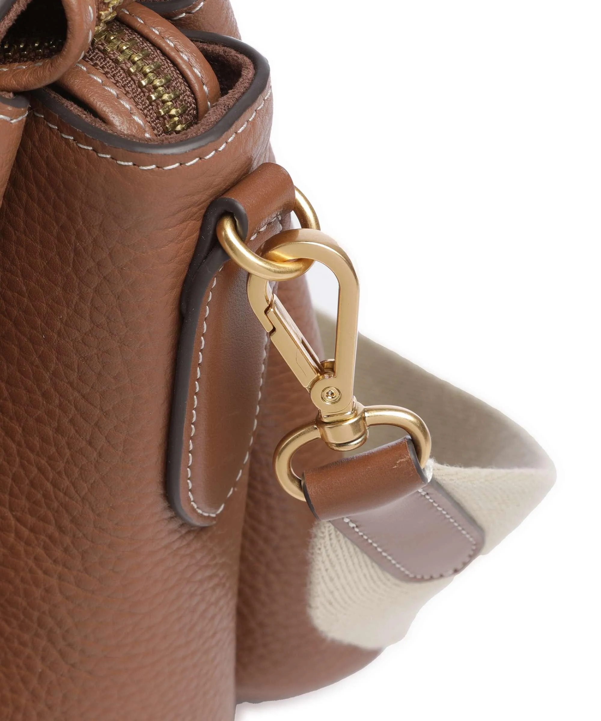  Radley London Hillgate Place Borsa a spalla pelle di vacchetta grana marrone  
