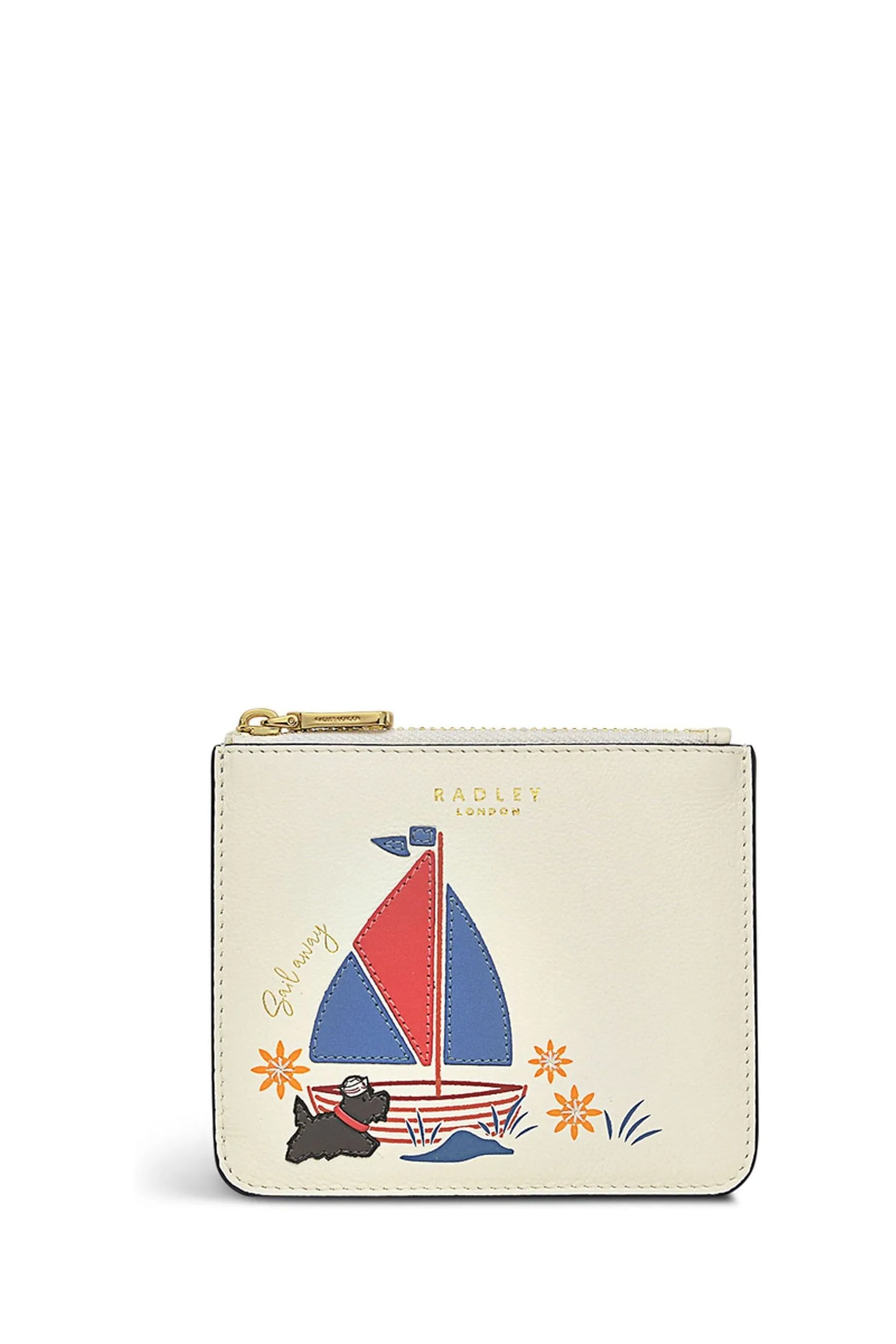 Radley London - Sail Away - Bianco portamonete piccola con zip - Borsellino