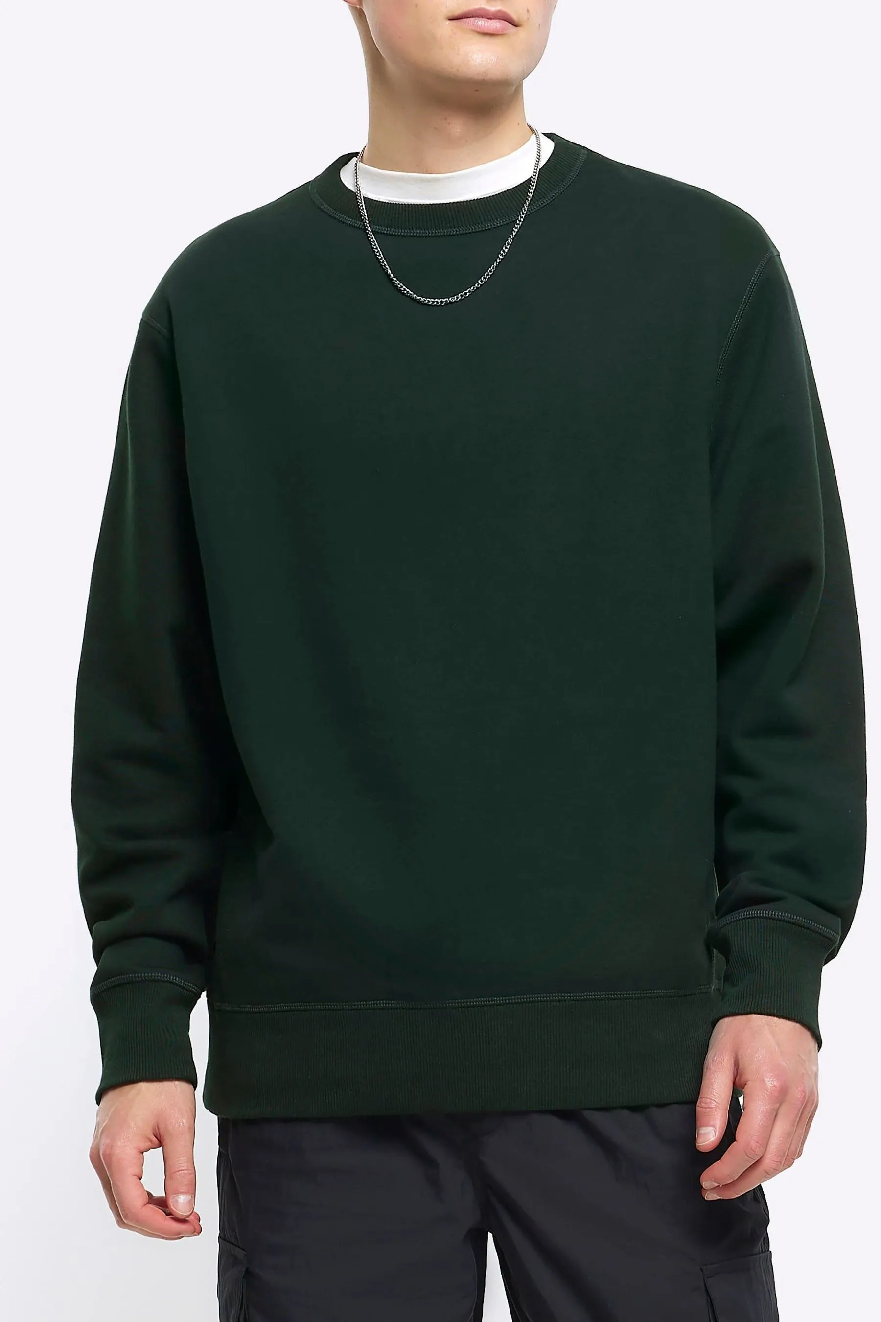 River Island Manica lunga - Giacca girocollo must-have
