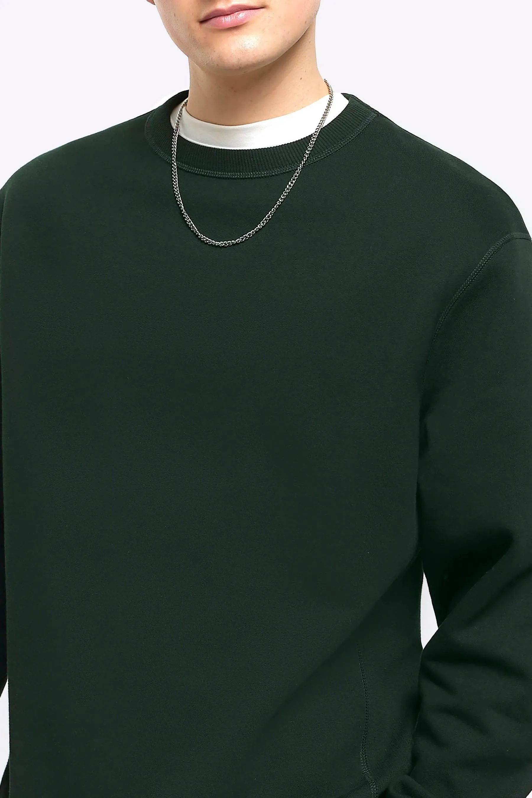 River Island Manica lunga - Giacca girocollo must-have
