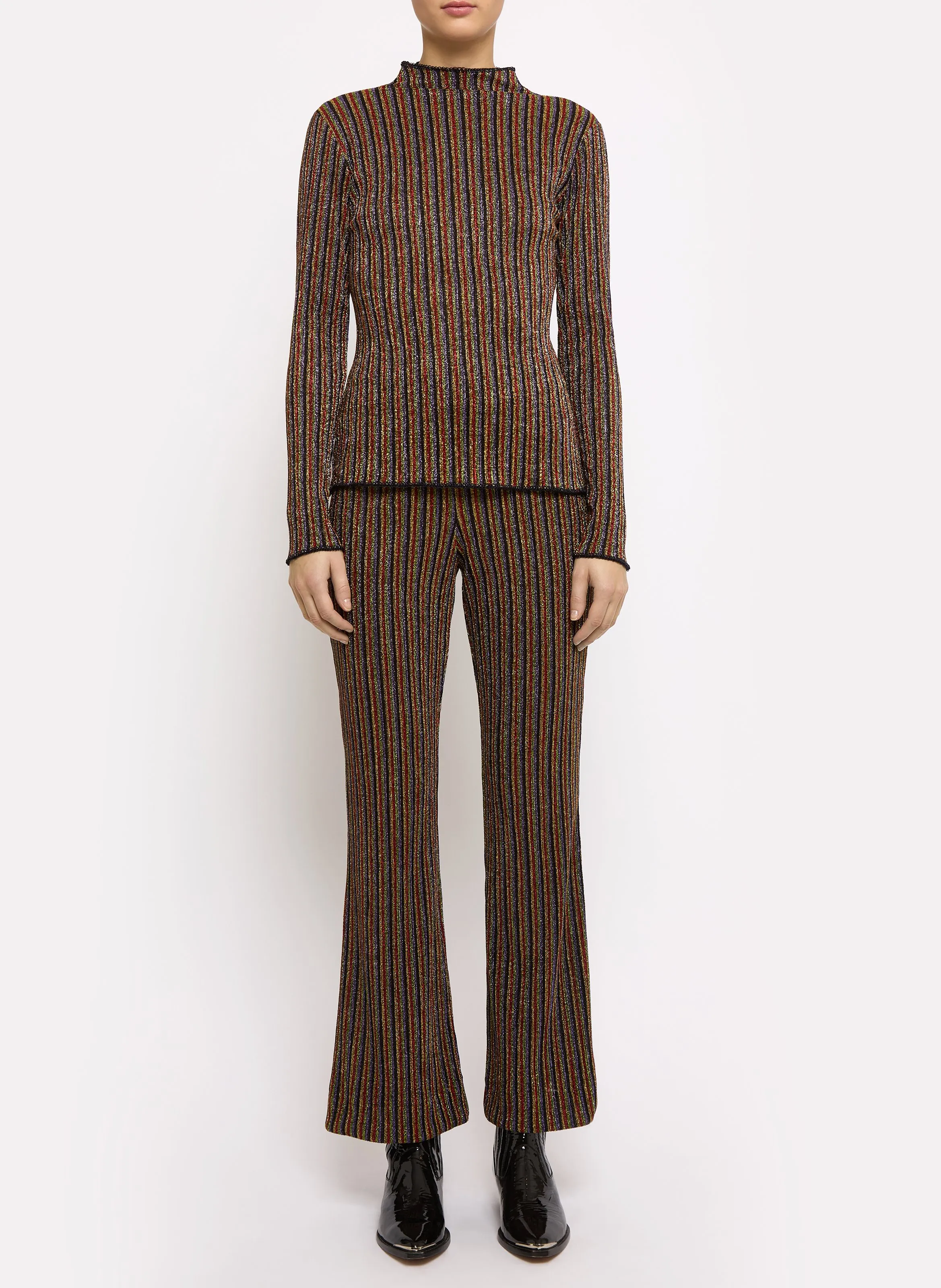  ROSEANNA   YOU - Maglione aderente a collo alto | Multicolore