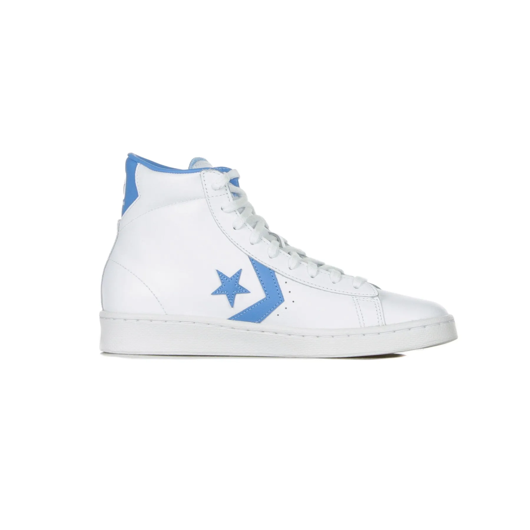 Scarpa Alta Uomo Pro Leather White/coast Blue/white
