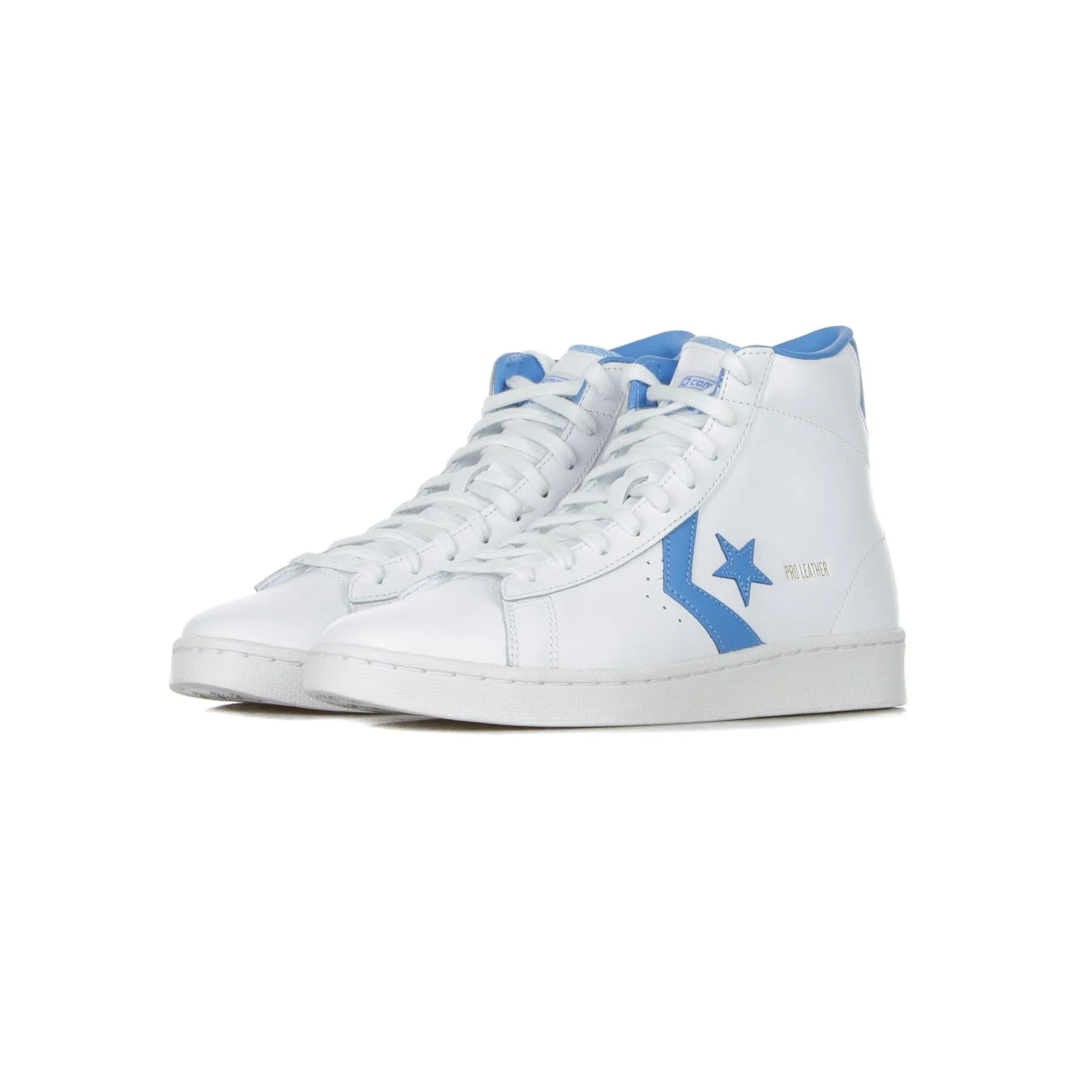 Scarpa Alta Uomo Pro Leather White/coast Blue/white