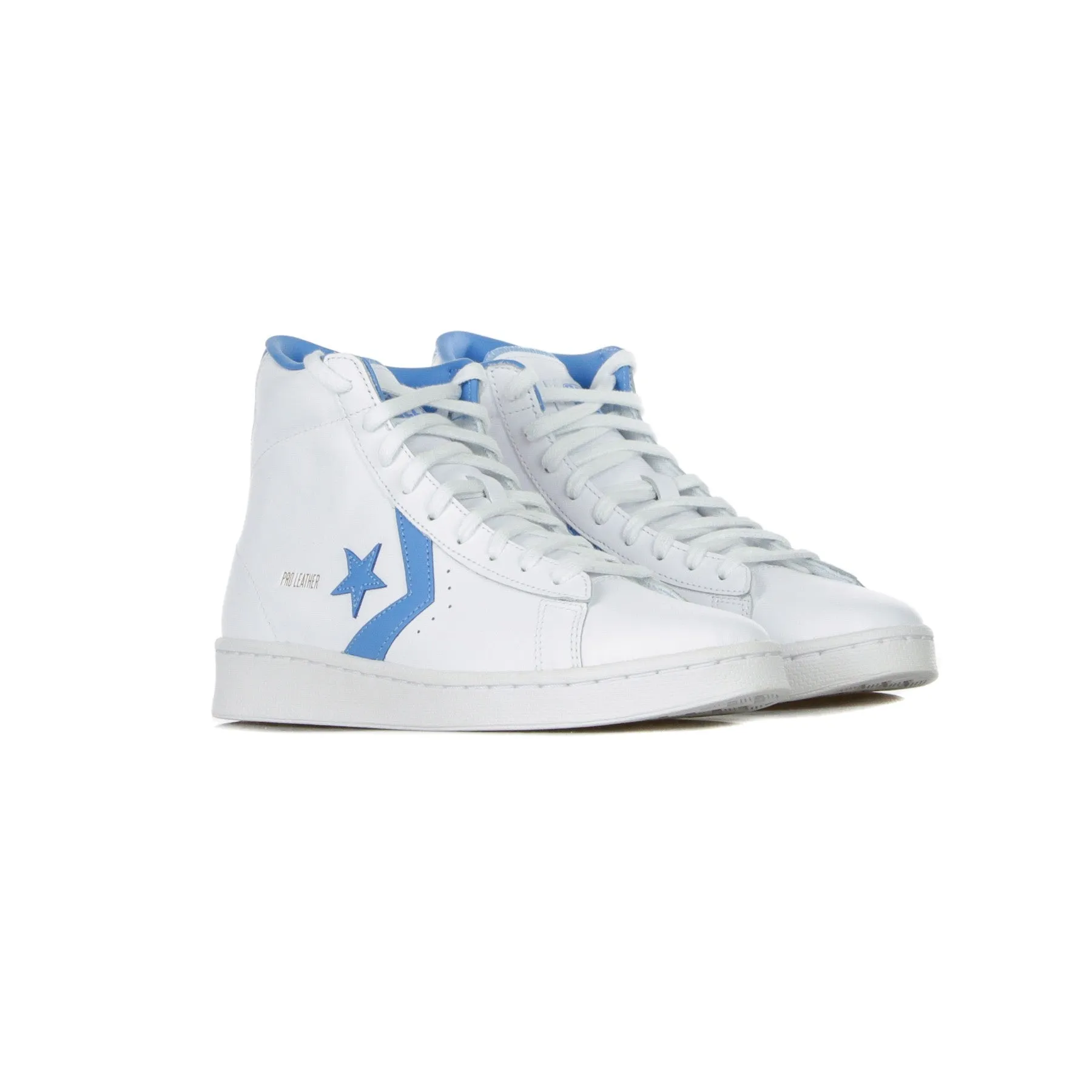 Scarpa Alta Uomo Pro Leather White/coast Blue/white