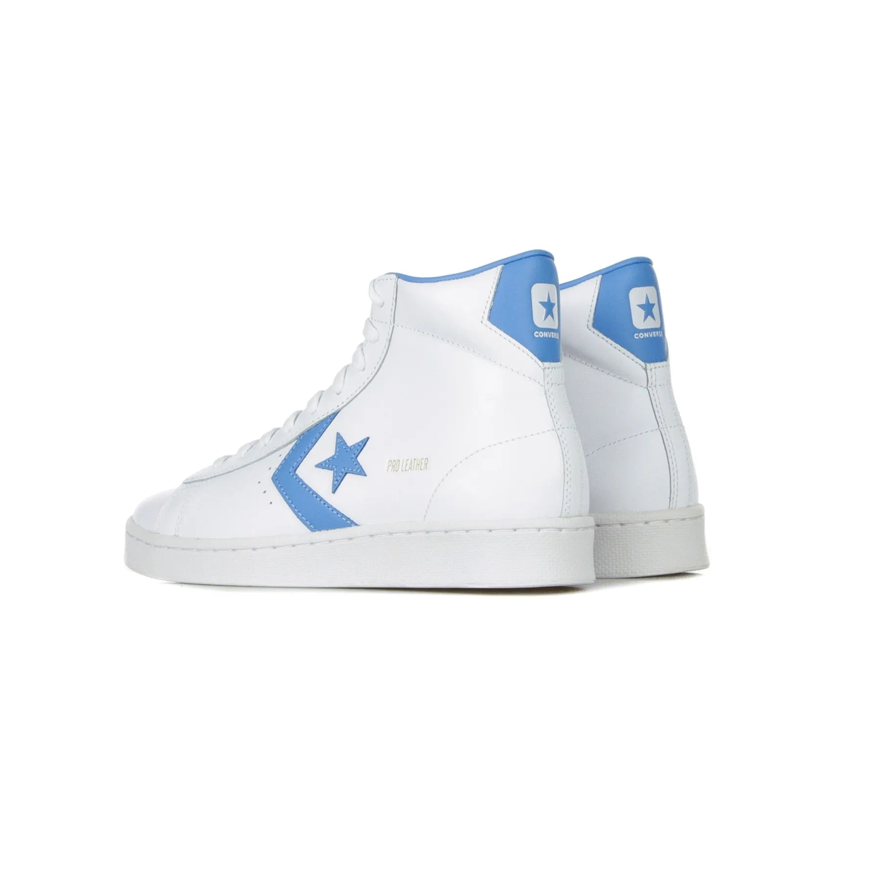 Scarpa Alta Uomo Pro Leather White/coast Blue/white