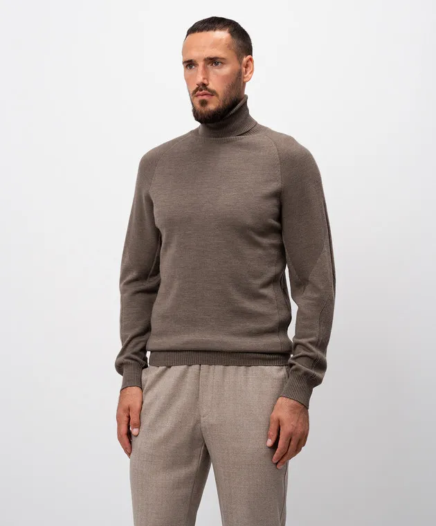 Sease Golf in lana marrone tartaruga KT043XG004
