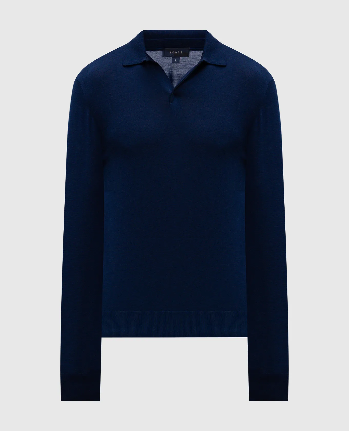 Sease Polo in lana Lasca blu WP032XG004
