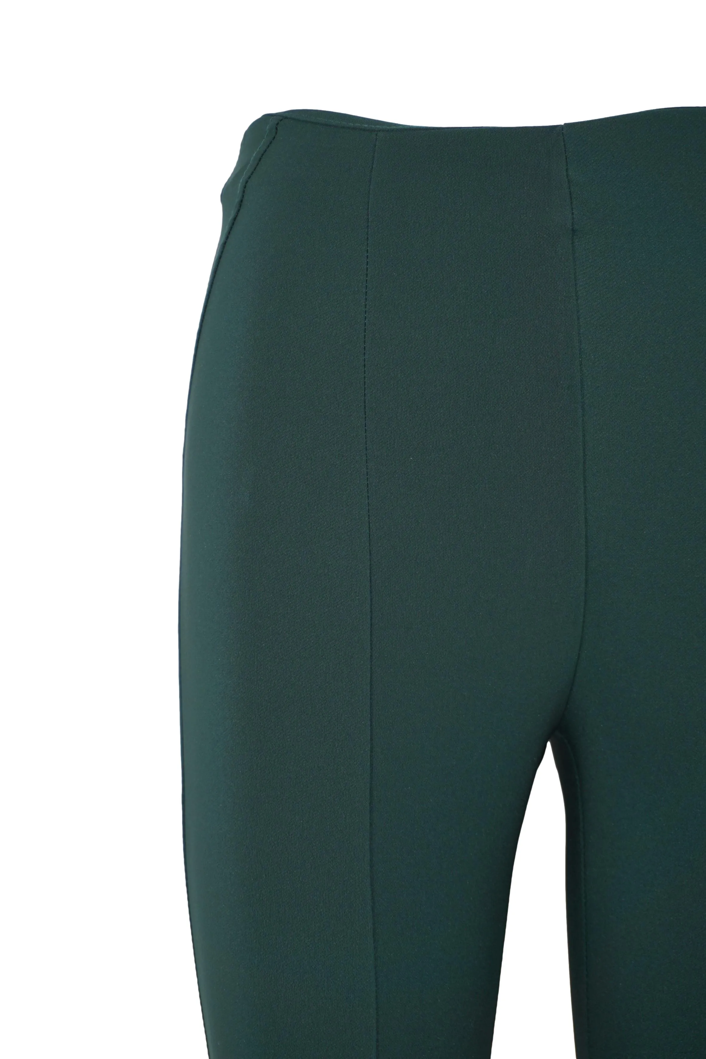 Slim Fit Milan Stitch Trousers / Green