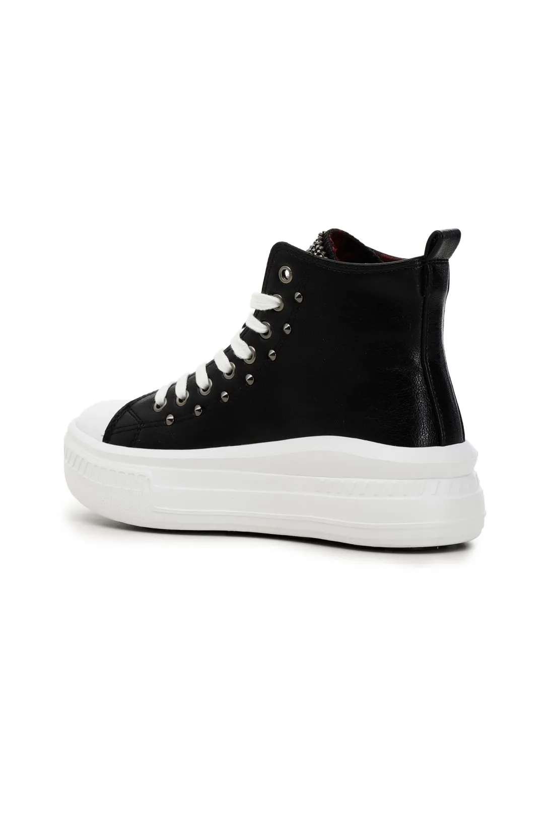 sneakers allacciate in similpelle